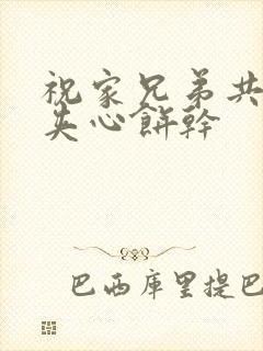 祝家兄弟共享后夹心饼干