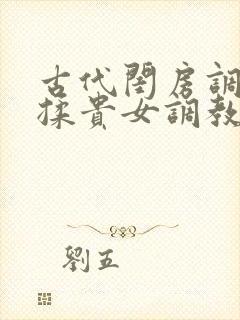古代闺房调教h揉贵女调教记
