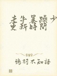 老牛暴躁少女的更新时间