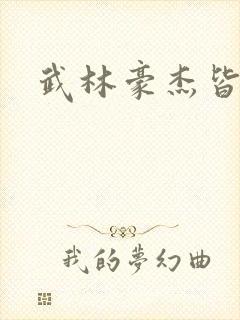 武林豪杰皆我奴