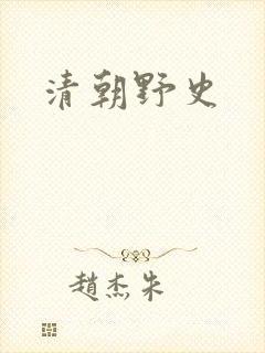 清朝野史