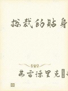 总裁的贴身女佣