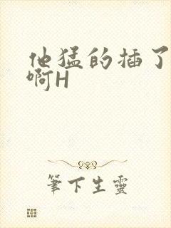 他猛的插了进去啊H