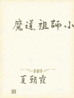 魔道祖师小说