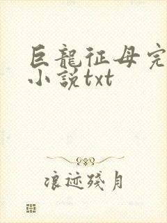 巨龙征母完结版小说txt