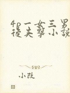 4p一女三男前后夹击小说