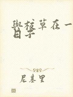 与校草在一起的日子