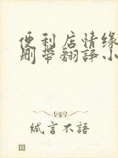 便利店情缘未增删带翻译小说