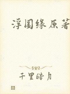 浮图缘原著小说