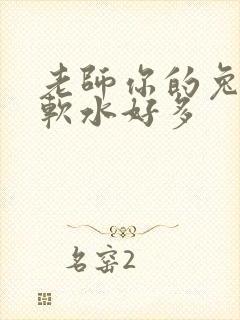 老师你的兔子好软水好多