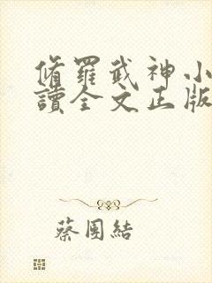 修罗武神小说阅读全文正版