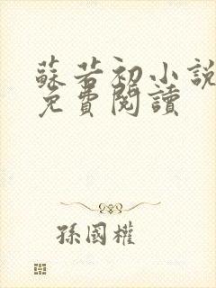 苏若初小说全文免费阅读