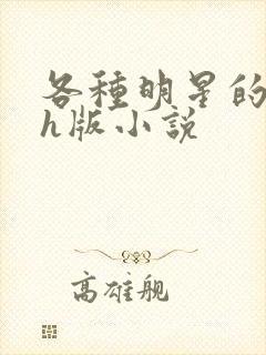 各种明星的综艺h版小说