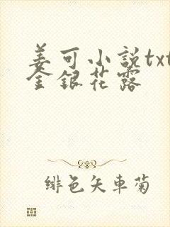 姜可小说txt金银花露