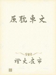 原耽车文