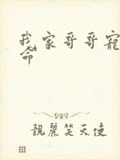 我家哥哥宠妹如命