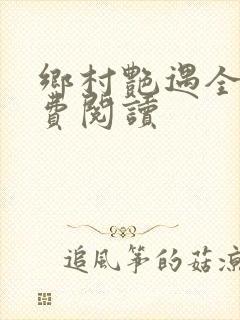 乡村艳遇全文免费阅读