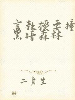 言教授要撞坏了黑暗森林