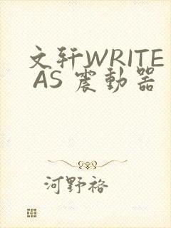 文轩WRITE AS 震动器
