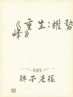 《重生:权势巅峰》