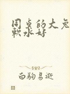 同桌的大兔子好软水好