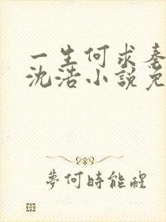 一生何求秦菲雪沈浩小说免费阅读全文笔趣阁