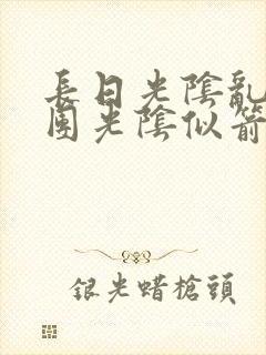 长日光阴乱作一团光阴似箭笔渺