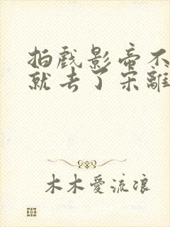 拍戏影帝不小心就去了宋离