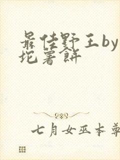 最佳野王by一坨薯饼