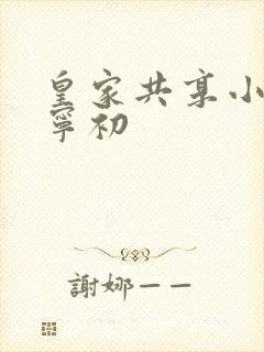 皇家共享小公主宁初