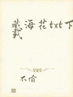 藏海花txt下载