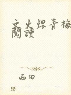 文火煨青梅免费阅读