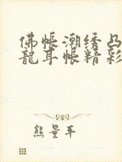 佛帐潮绣凸浮双龙耳帐精彩片段