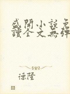 盛开小说免费阅读全文无弹窗