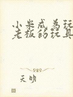 小米成为玩具店老板的玩具