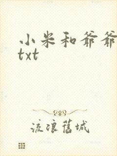 小米和爷爷全篇txt