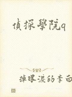 侦探学院q