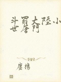 斗罗大陆小说绝世唐门