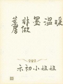 叶非墨温暖在厨房做