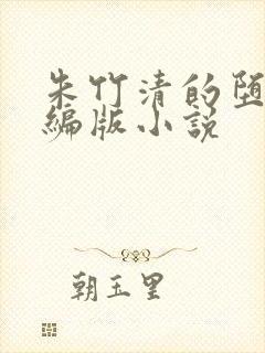 朱竹清的堕落改编版小说