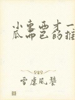 小东西才一根黄瓜而已的推荐书