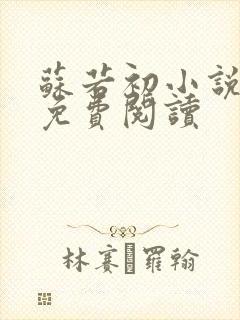 苏若初小说全文免费阅读