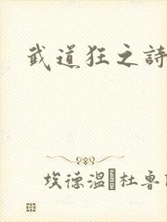 武道狂之诗