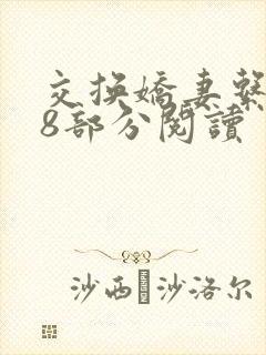 交换娇妻系列38部分阅读