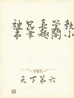 被兄长管教的弟弟笔趣阁小说