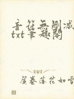 音符无删减全文txt笔趣阁
