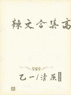辣文合集高h