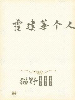 霍建华个人简历