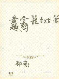 黄金笼txt笔趣阁