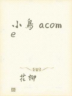 小鸟 acome